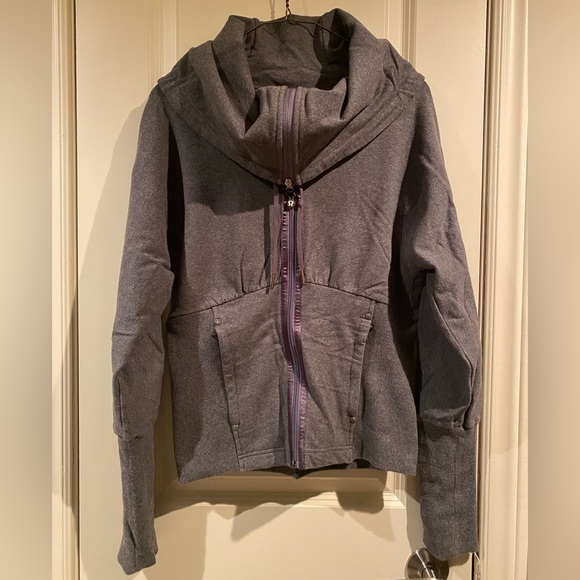 lululemon athletica Jackets & Blazers - LULULEMON COWL NECK JACKET Size 8 or 10